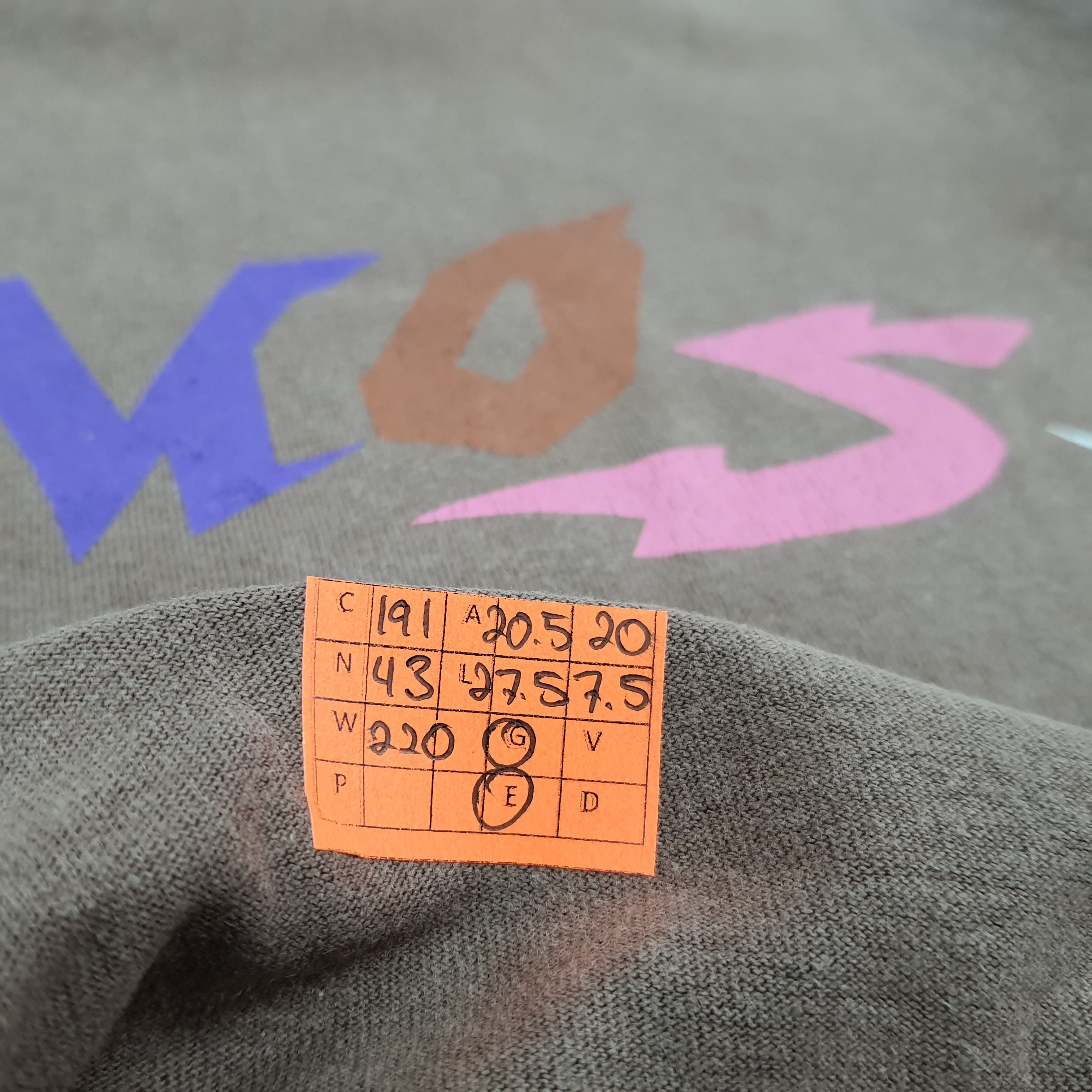 Vintage × atmos Vintage Atmos Spell Out Streetwear Tshirt Size US M / EU 48-50 / 2 - 6 Thumbnail