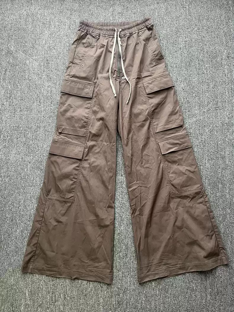 Rick Owens Rick Owensero coffee brown cargo bela overalls Size US 32 / EU 48 - 1 Thumbnail