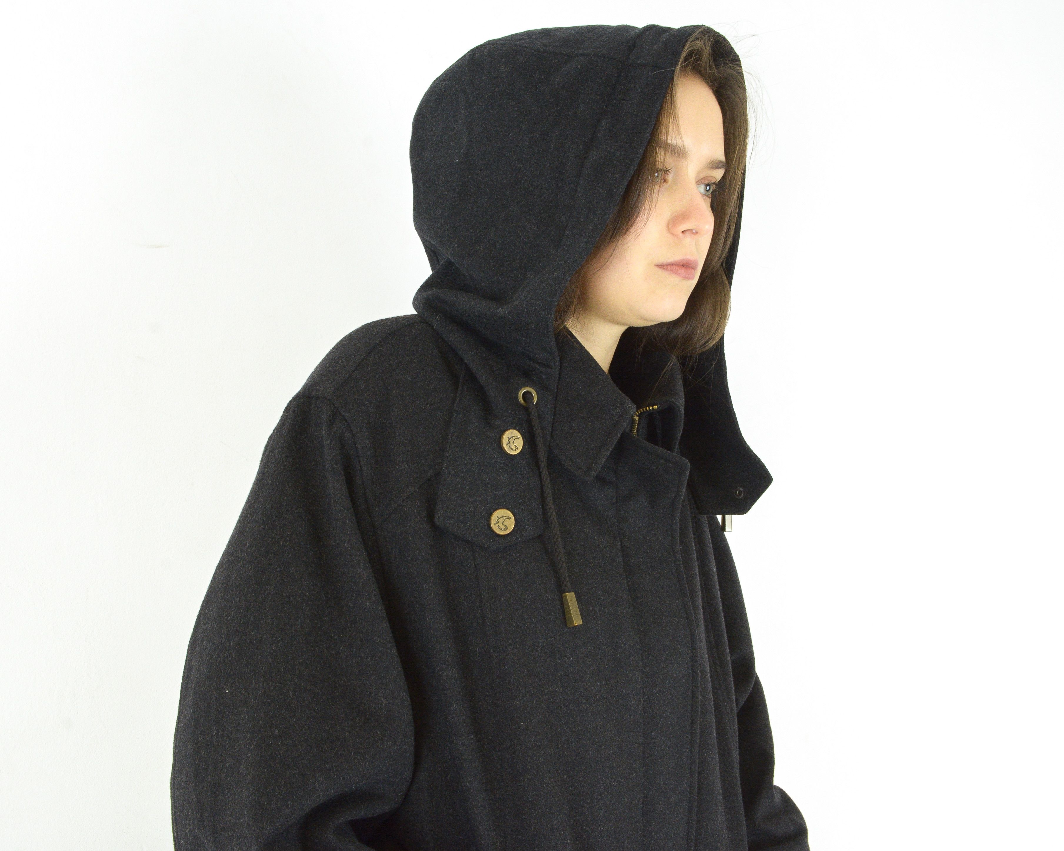 Goretex × Vintage LODEN FREY Goretex M/L Hooded Coat Parka Wool Winter Jacket Size M / US 6-8 / IT 42-44 - 5 Thumbnail