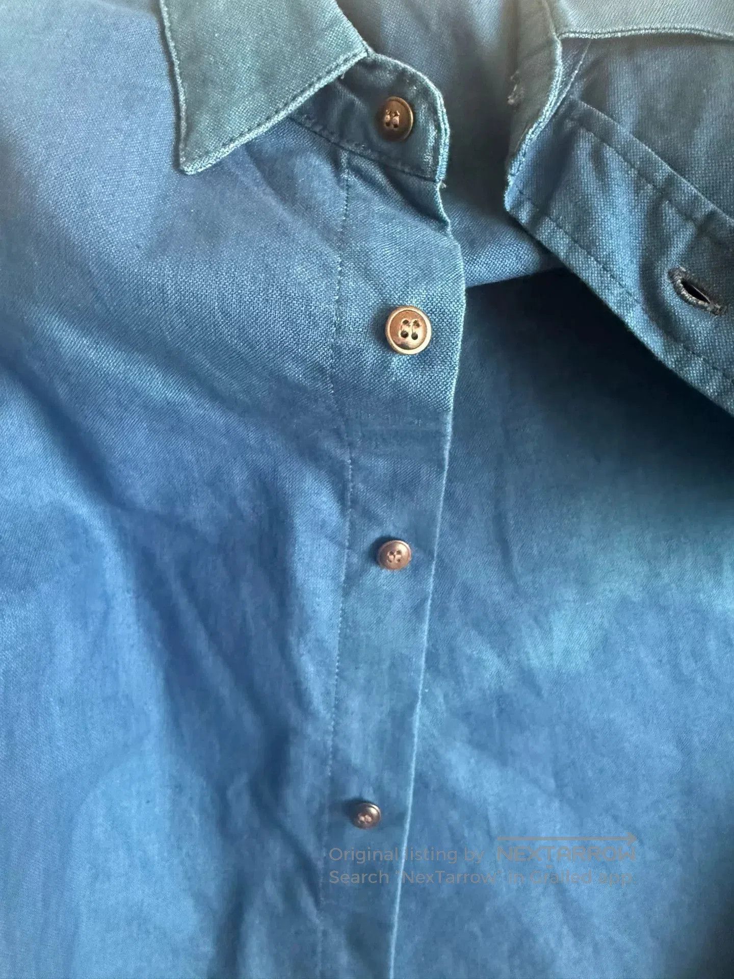 3sixteen 3sixteen Indigo Dye Shirt Limited Edition. Size US M / EU 48-50 / 2 - 3 Thumbnail