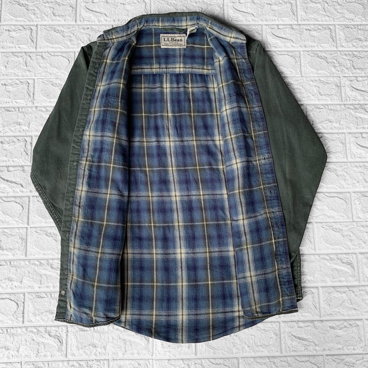 L.L. Bean Vintage LL Bean Flannel Check Shirt Size US L / EU 52-54 / 3 - 4 Thumbnail