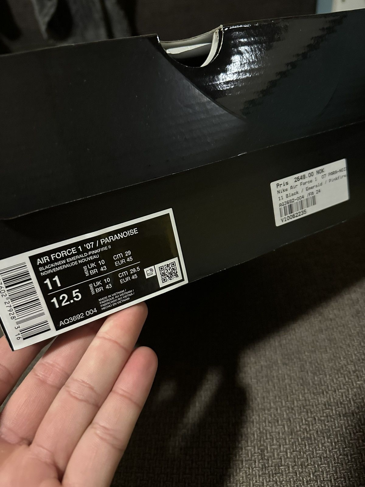 Nike Nike Air Force 1 Low G-Dragon Peaceminusone Para-Noise 3.0 Size US 11 / EU 44 - 7 Thumbnail