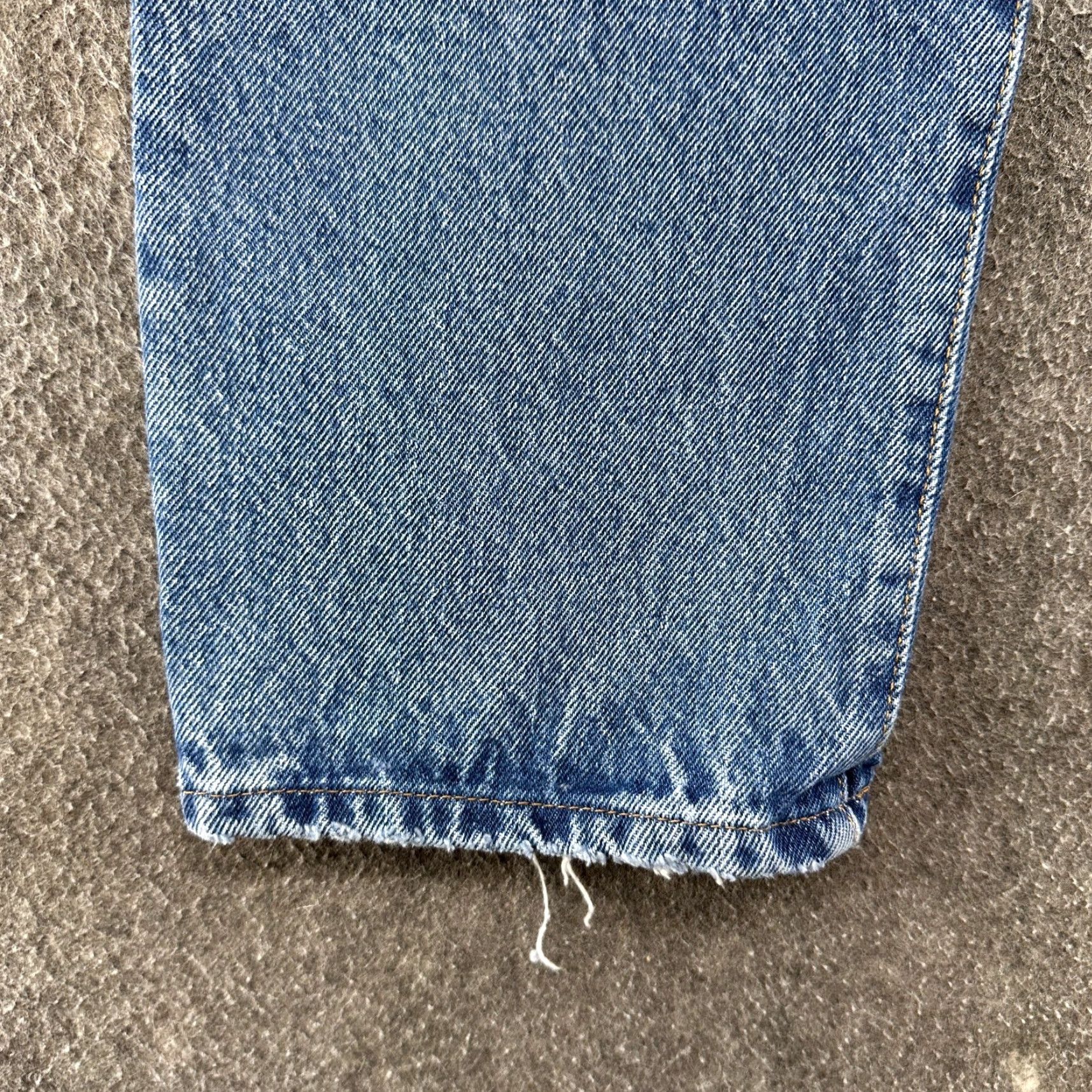 Levi's Levi's 501 Jeans Womens 29x30 Blue Light Distressed Regular Straight Denim 5-Pocket Cotton Regular Fit Vintage No Size 29" - 7 Thumbnail