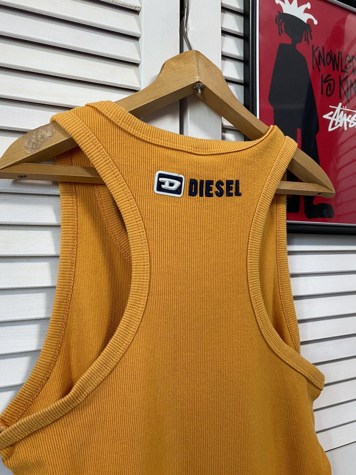 Diesel × Hysteric Glamour Tank Tops Shirt Diesel Knit Logo Back Sunrise Size US XL / EU 56 / 4 - 3 Thumbnail