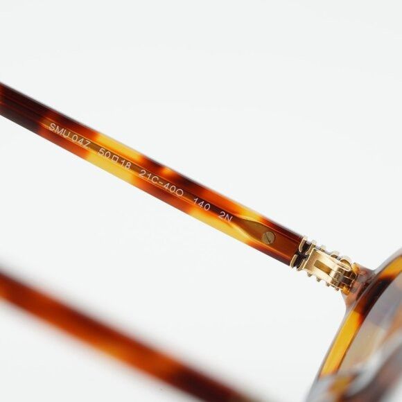 Miu Miu Miu Miu MU04ZS 21C40O Sunglasses Havana Mahogany Oval Frame Size ONE SIZE - 6 Thumbnail