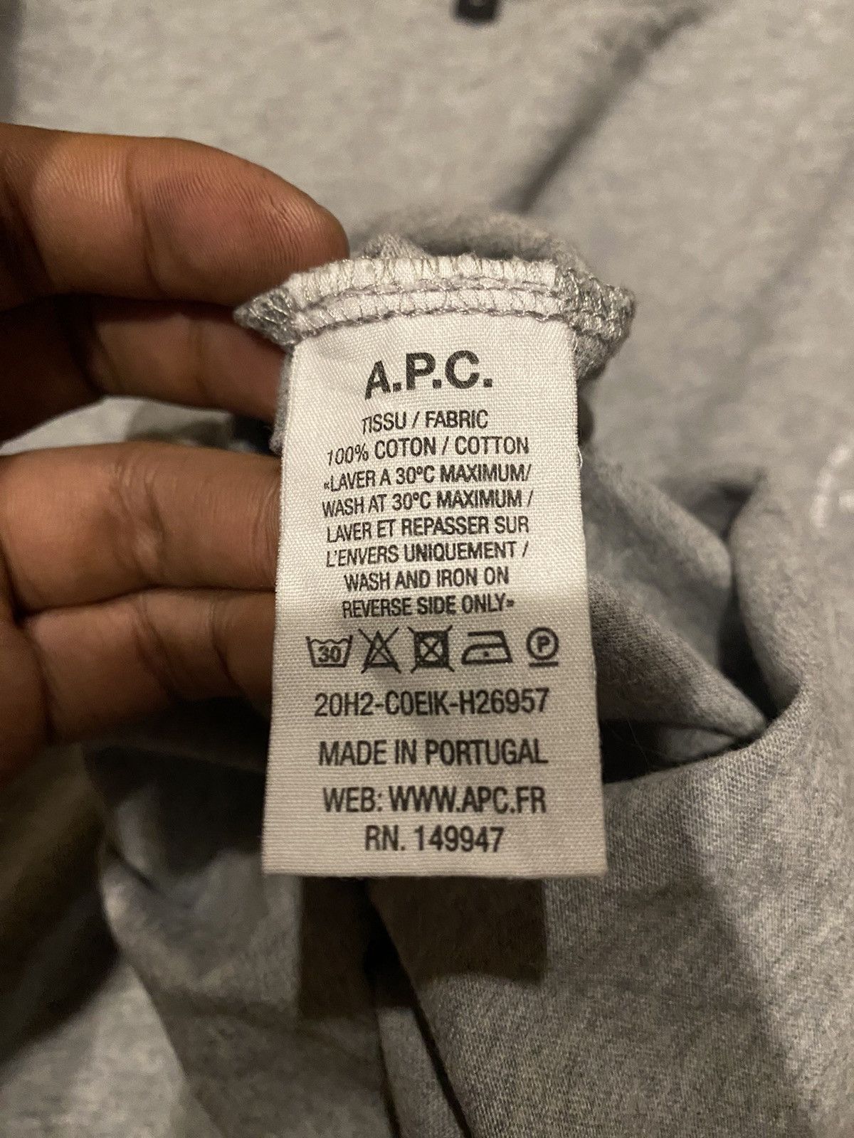 A.P.C. APC Rue Mademe Paris t.shirt Size US M / EU 48-50 / 2 - 5 Thumbnail