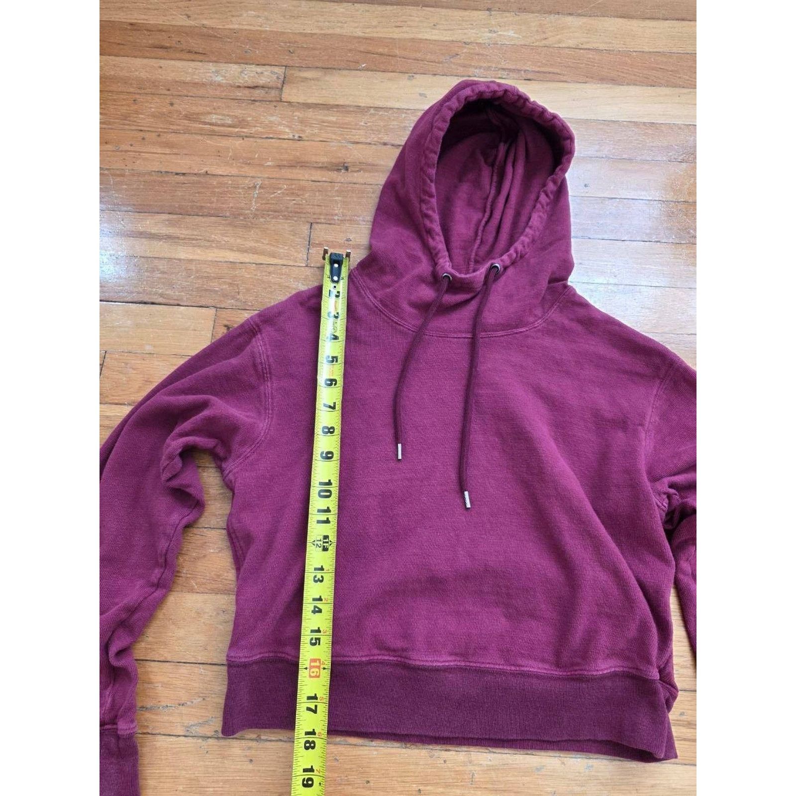 James Perse James Perse Sweatshirt Red Burgundy Size 0 A001257 Size US XS / EU 42 / 0 - 3 Thumbnail