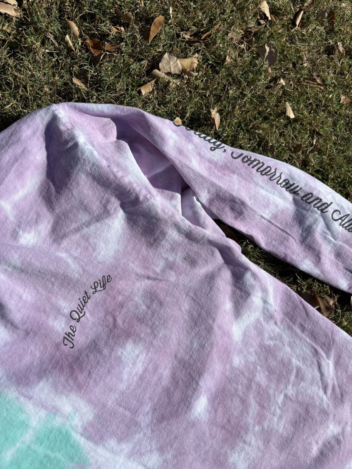 The Quiet Life The Quiet Life Now Today l/s tie dye tee ‘purple/green’ Size US XL / EU 56 / 4 - 3 Thumbnail