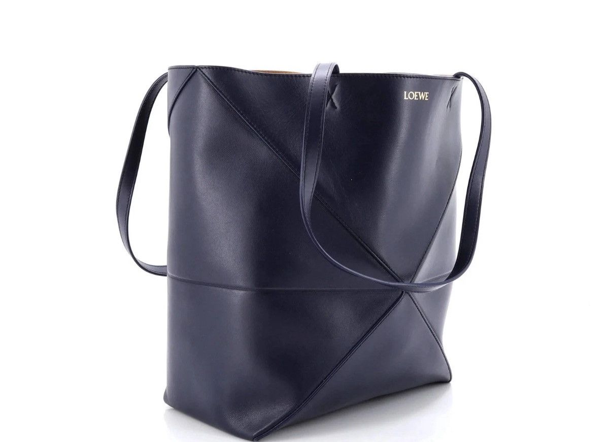 Loewe LOEWE Puzzle Fold XL - Abyss Blue Size ONE SIZE - 3 Thumbnail