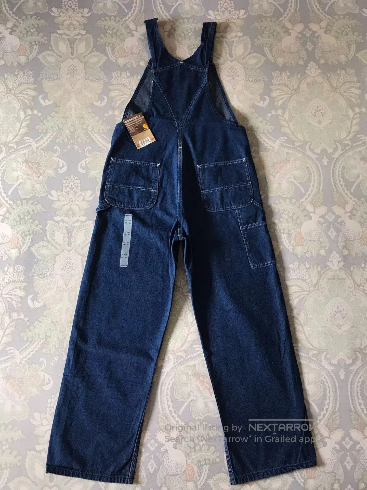 Carhartt Carhartt R07 Washed Denim Overalls W34L30. Size US 34 / EU 50 - 4 Thumbnail