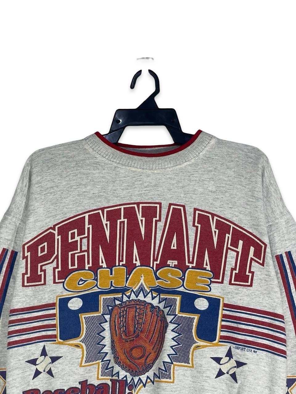 Other Vintage 90s pennant baseball sweatshirt jumper pullover XL Size US XL / EU 56 / 4 - 2 Thumbnail