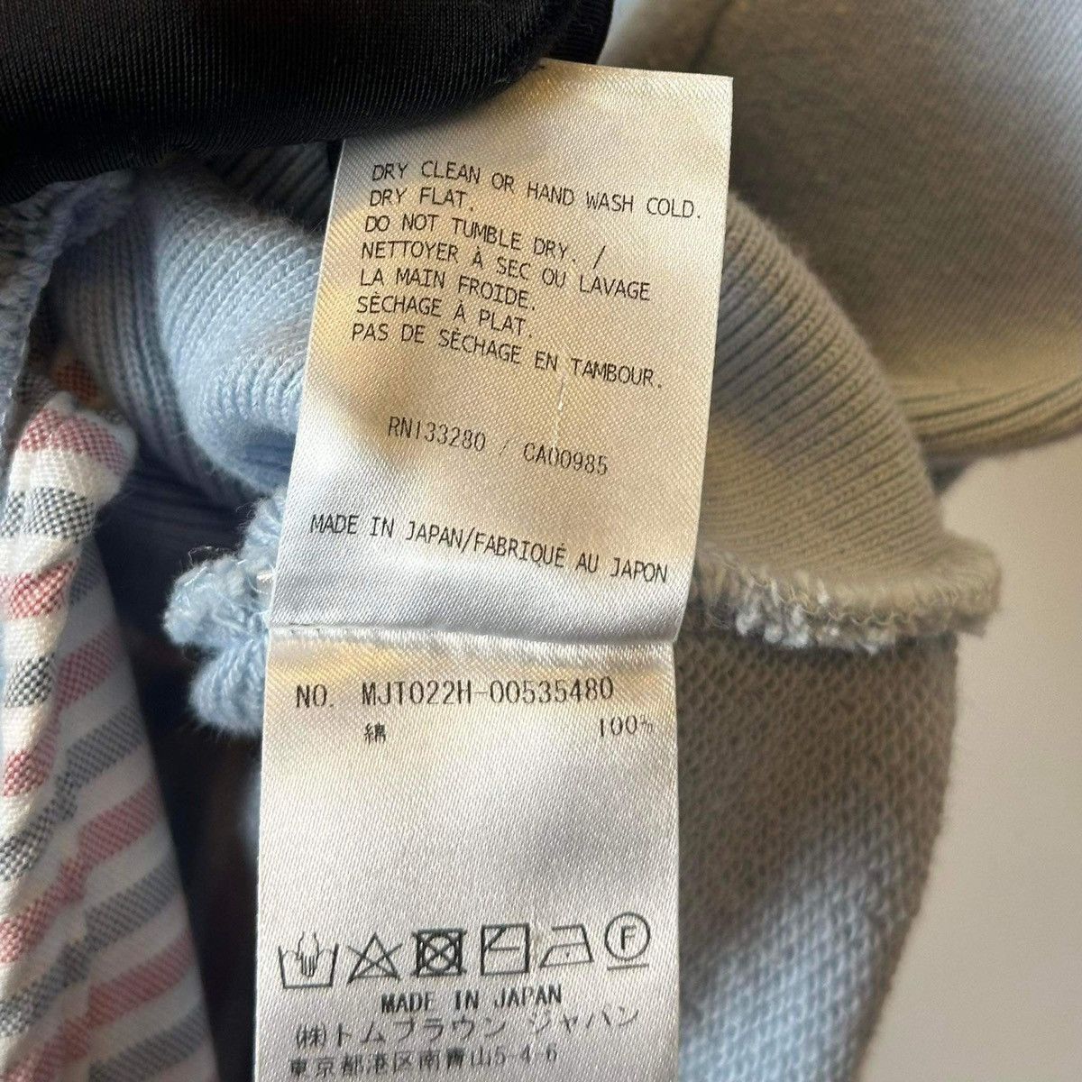 Thom Browne THOM BROWNE 4 BAR BLUE JACKET ZIP Size US S / EU 44-46 / 1 - 8 Thumbnail