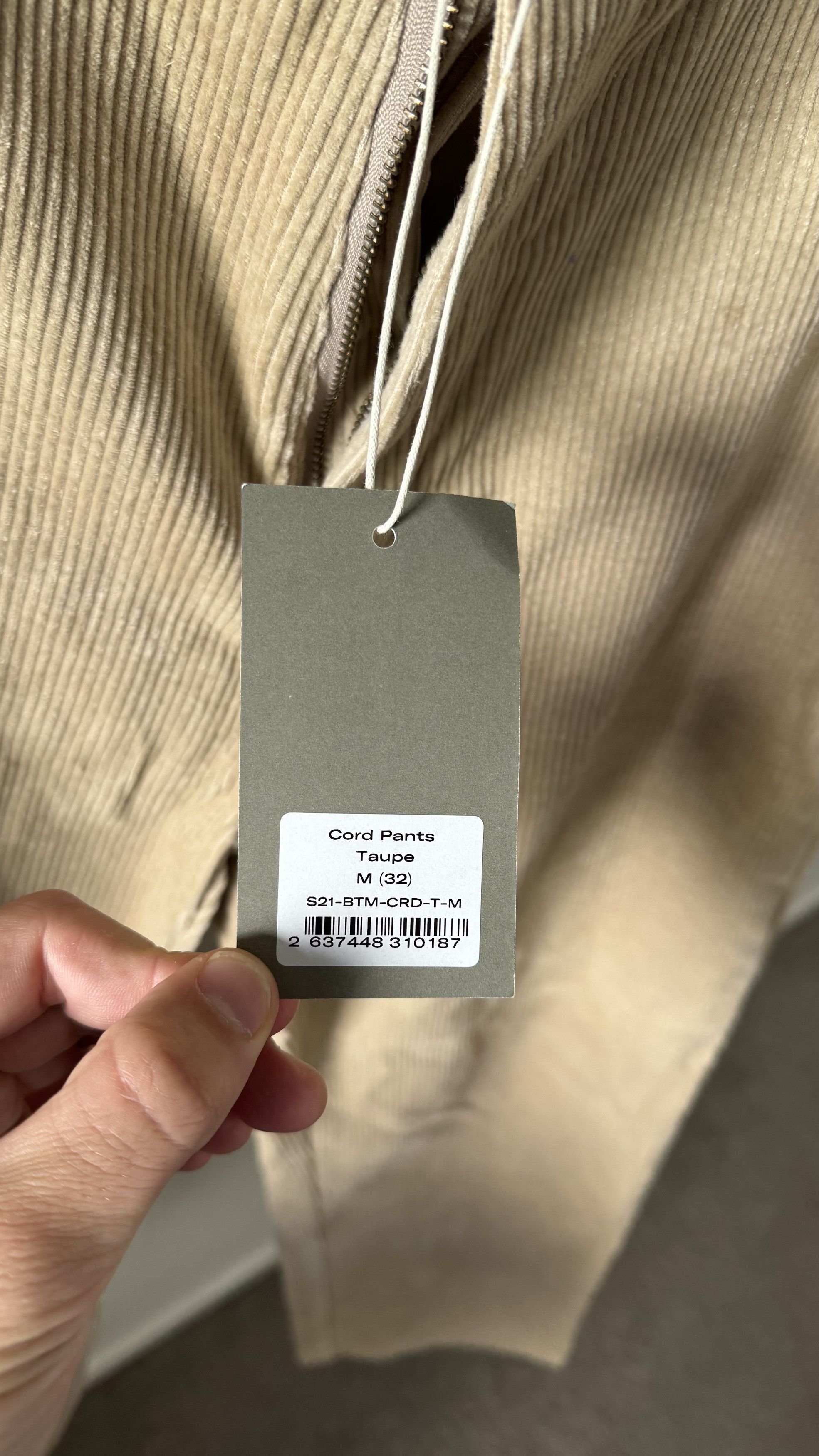 Satta Cord Pants Taupe Size US 30 / EU 46 - 3 Thumbnail