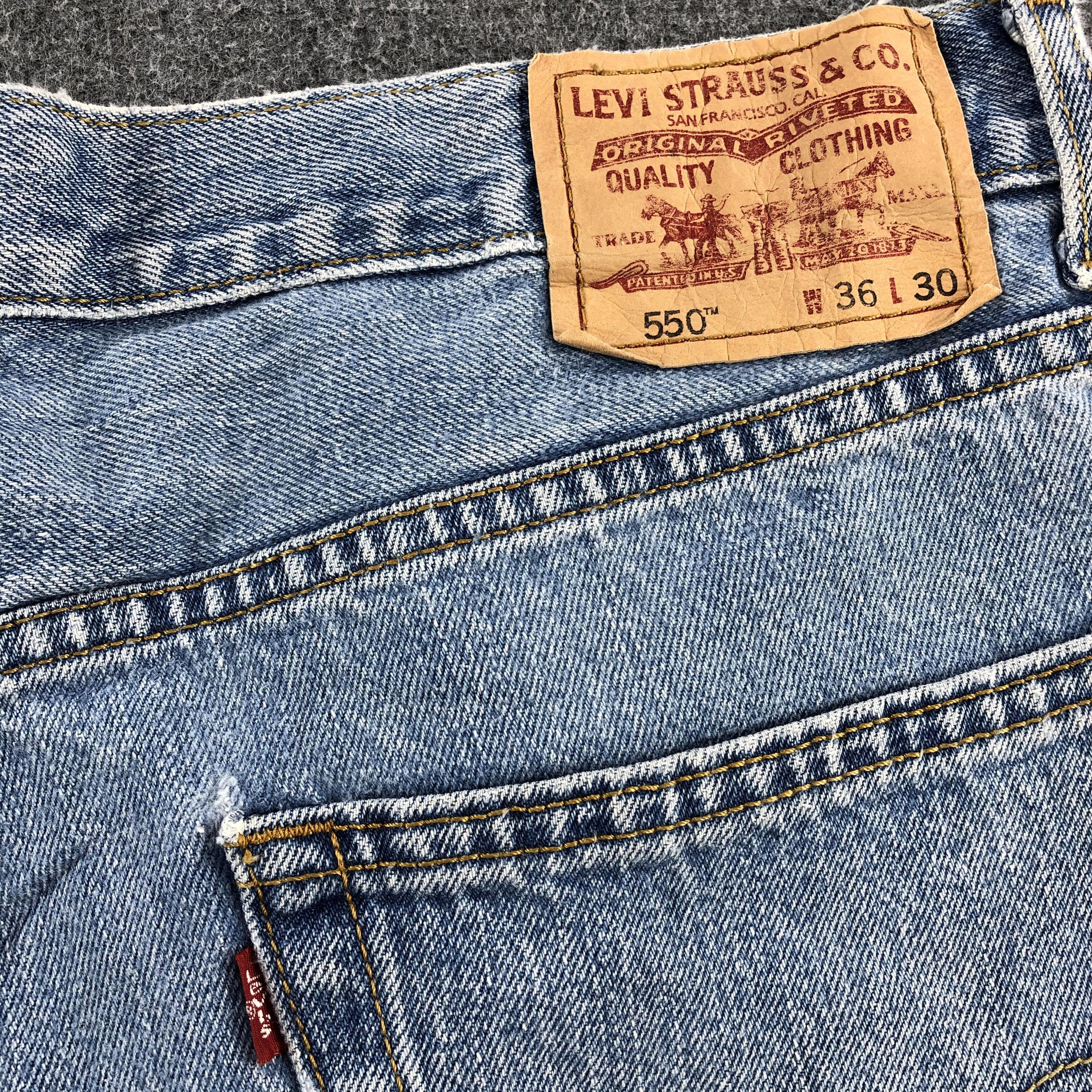 Levi's × Vintage Vintage Blue Wash Levis 550 Jeans-JM1959 Size US 37 - 6 Thumbnail