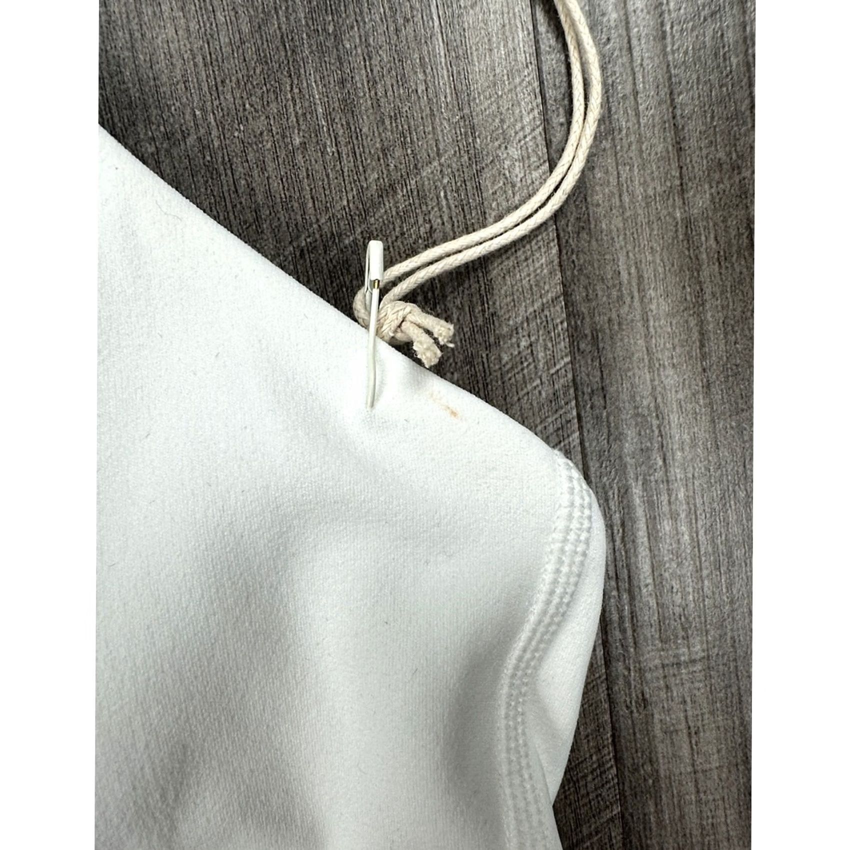 Vintage Sweetflexx White Lace Sports Bra L Women Large Size ONE SIZE - 5 Thumbnail