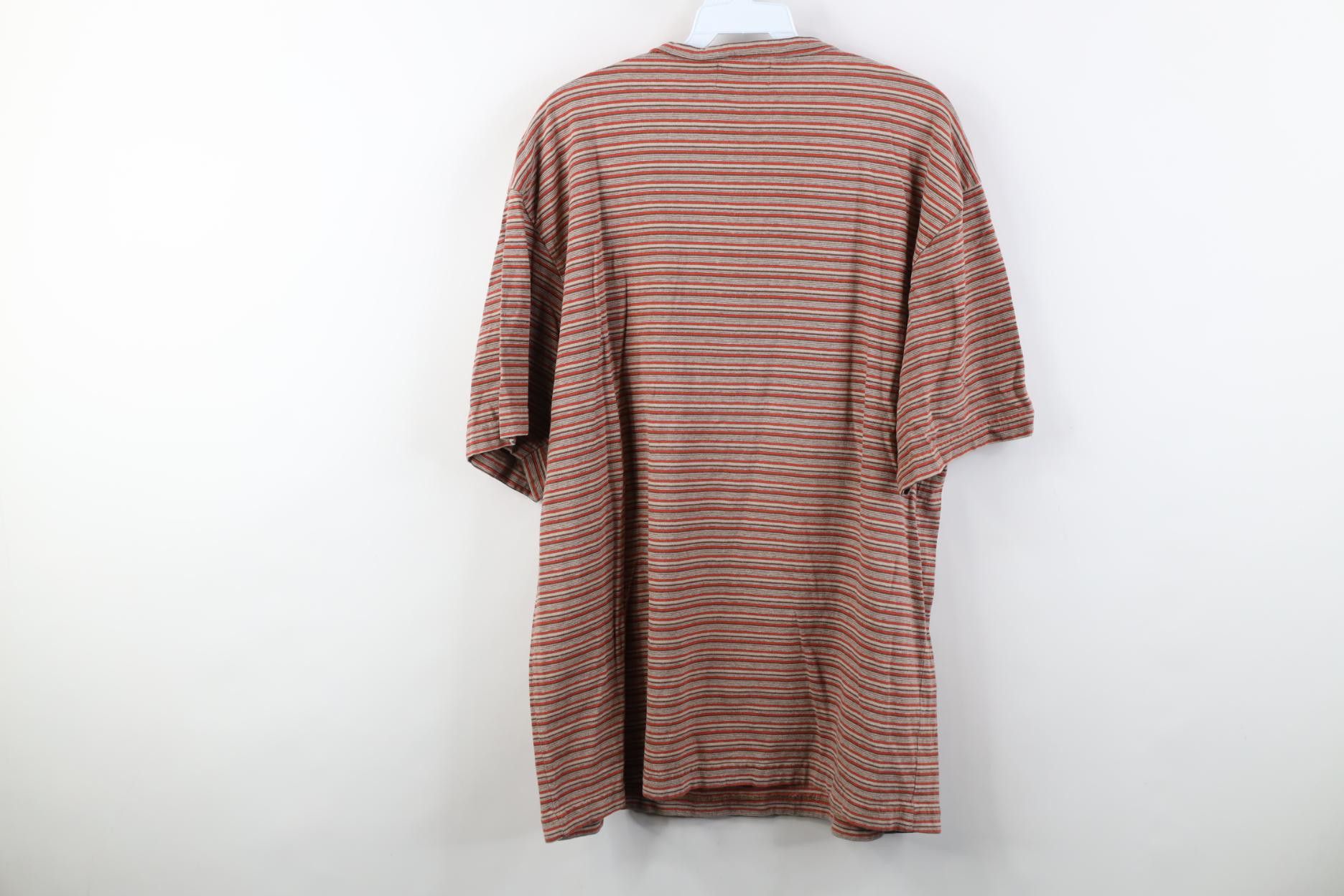 American Eagle Outfitters Vintage 90s American Eagle Striped Short Sleeve T-Shirt Size US L / EU 52-54 / 3 - 6 Thumbnail