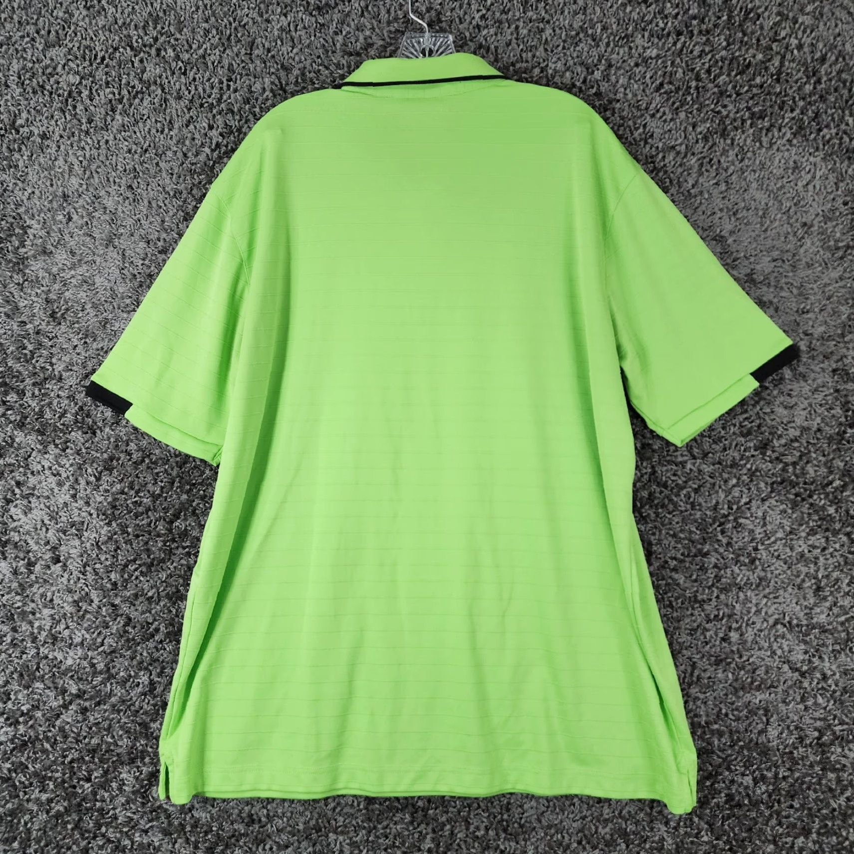 Callaway Callaway Opti-Dri Striped Polo Green Short Sleeve Mens XL Size Size US XL / EU 56 / 4 - 5 Thumbnail