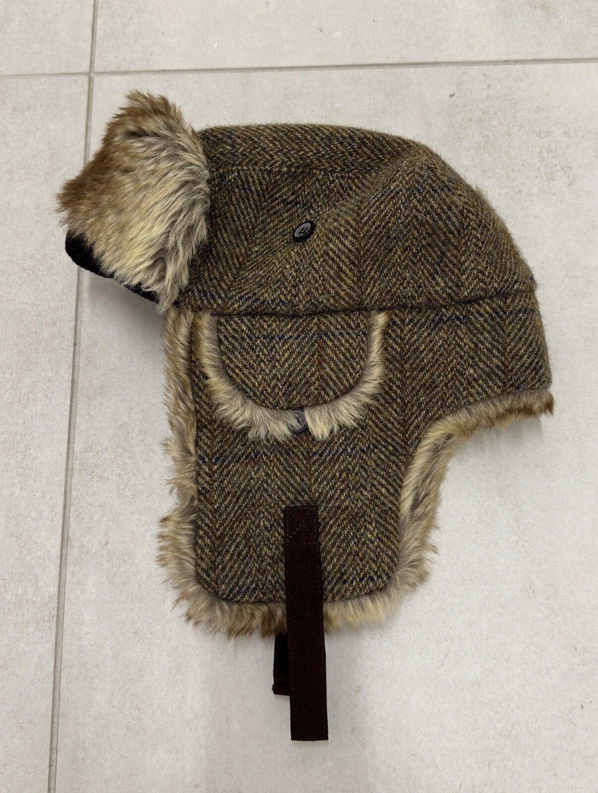 Harris Tweed HARRIS TWEED WOOL WINTER ARCTIC HAT MENS Size ONE SIZE - 1 Thumbnail