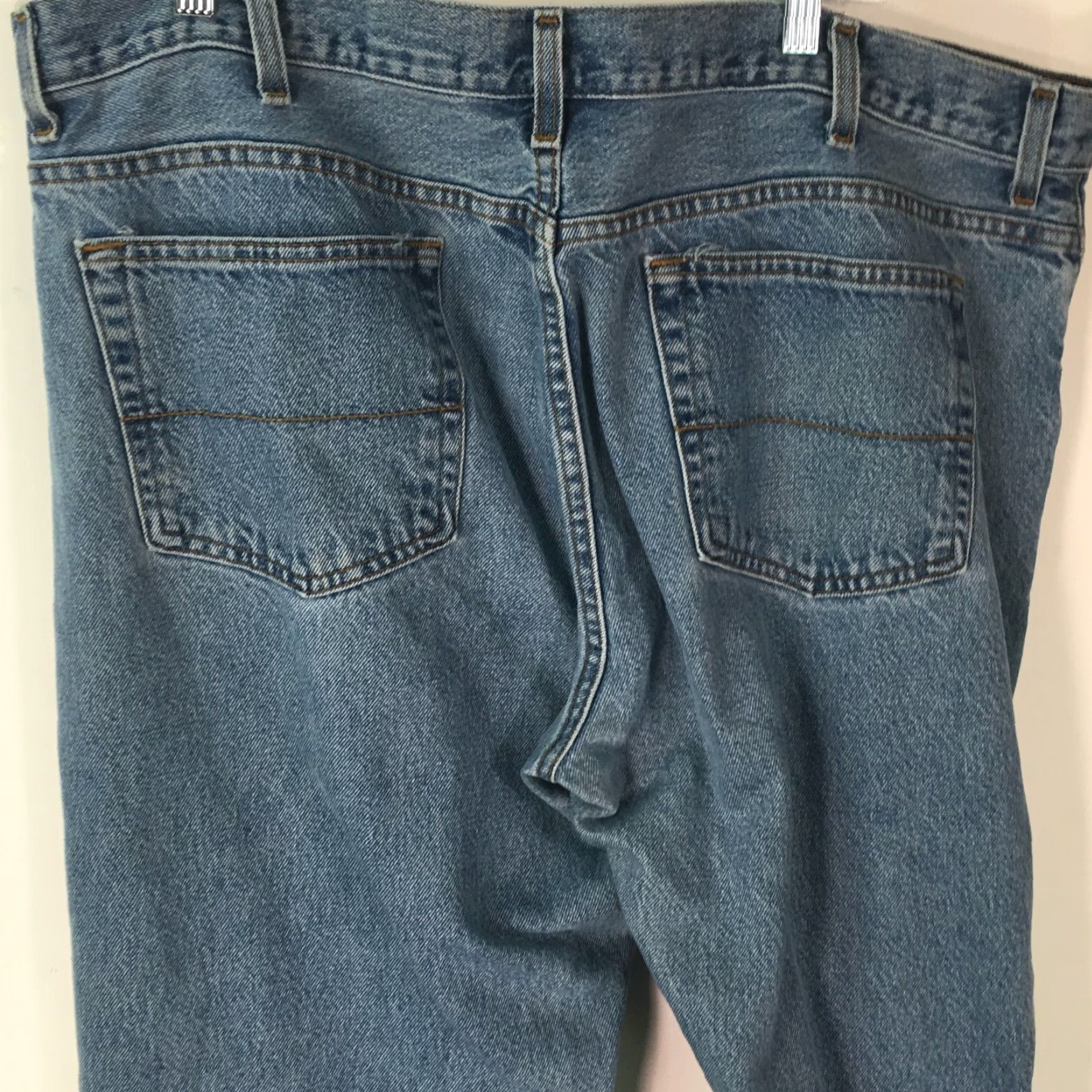 Faded Glory Faded Glory Jeans Mens Flat Front Relaxed Mid Rise Blue Denim Size 42X32 Size US 42 / EU 58 - 3 Thumbnail