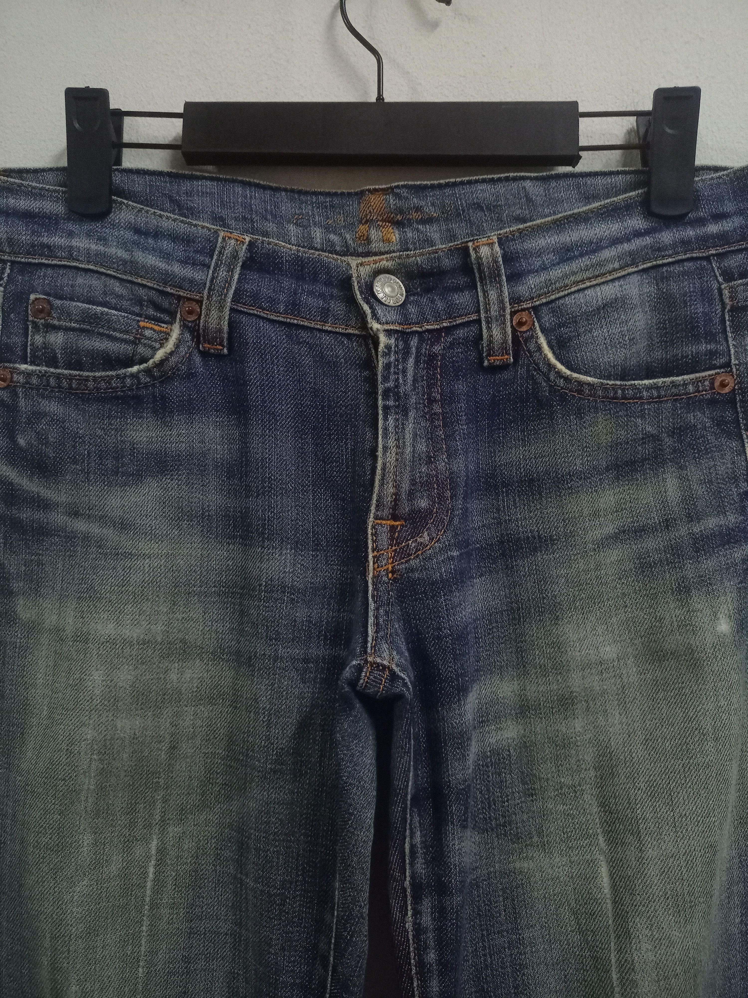 7 For All Mankind Vintage 7 For All Mankind Mud Wash Denim Flare Jeans Size 28" / US 6 / IT 42 - 4 Thumbnail