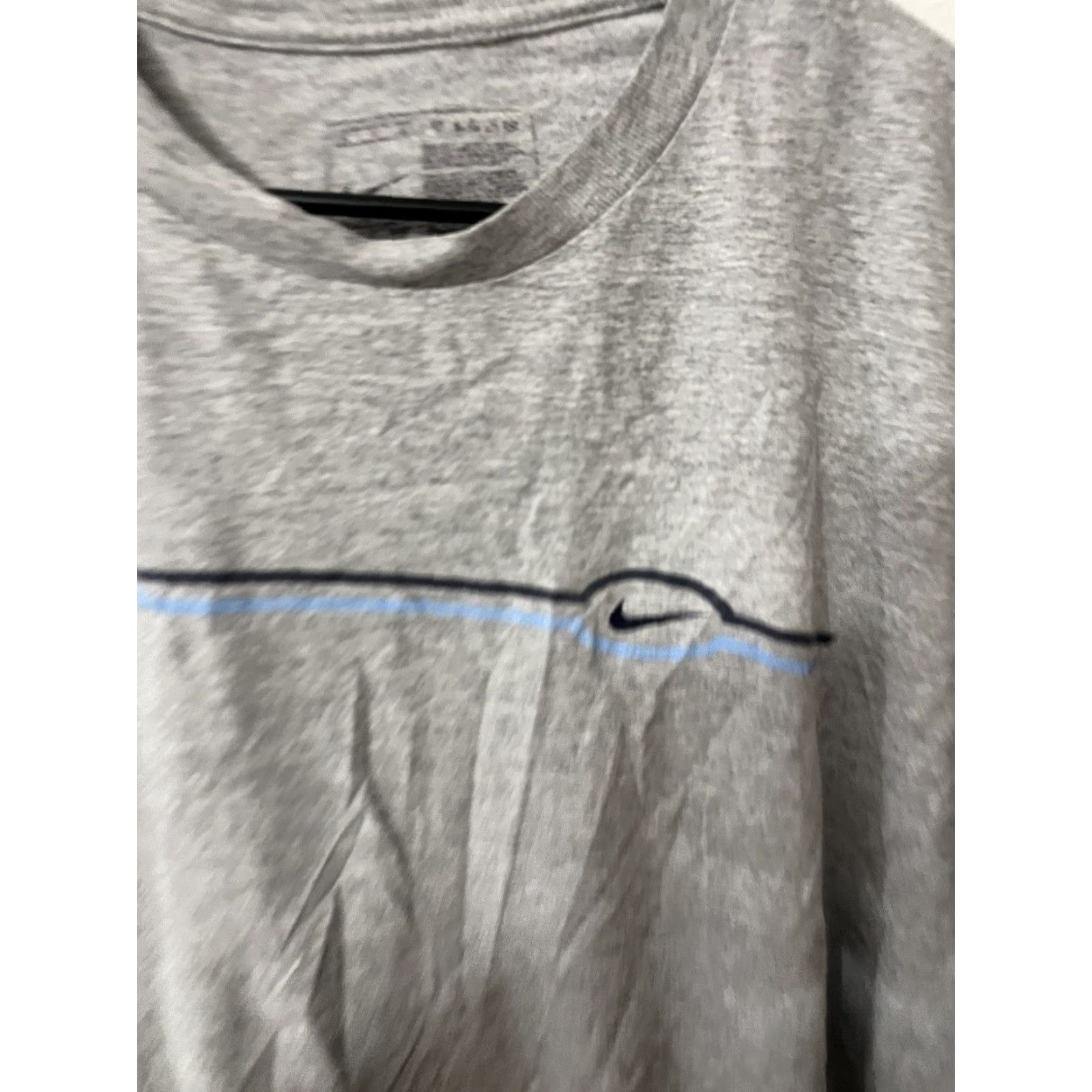 Nike Nike Tee Adult XL Gray Short Sleeve Crewneck T-shirt Logo Dri-Fit Size US XL / EU 56 / 4 - 3 Thumbnail