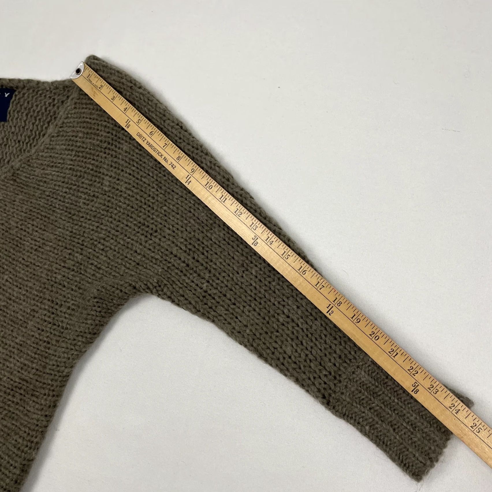 American Eagle Outfitters VINTAGE American Eagle Outfitters Sweater Womens Large Brown Wool Mohair Knit V-Neck Pullover Size L / US 10 / IT 46 - 6 Thumbnail