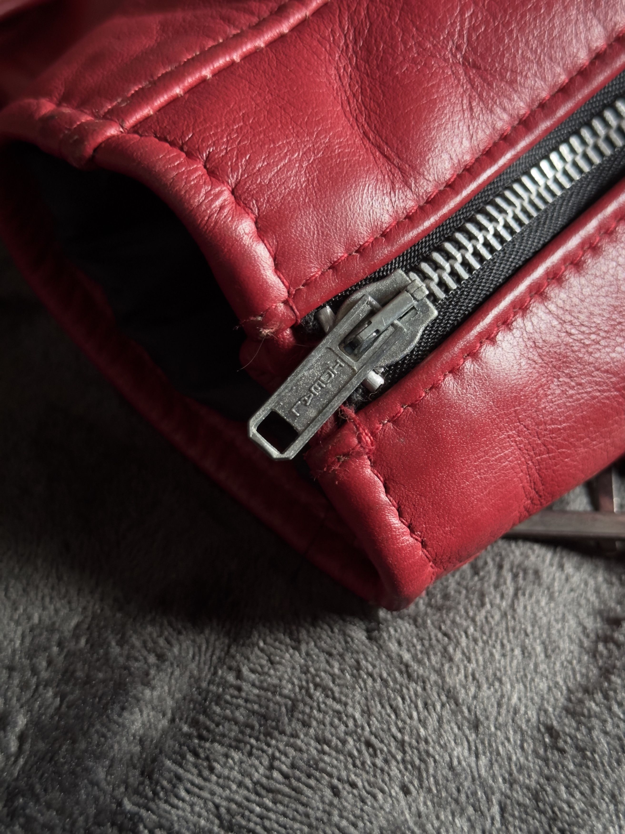 Schott Schott Perfecto Women's Leather Motorcycle Jacket Red sz.12 Size L / US 10 / IT 46 - 11 Thumbnail