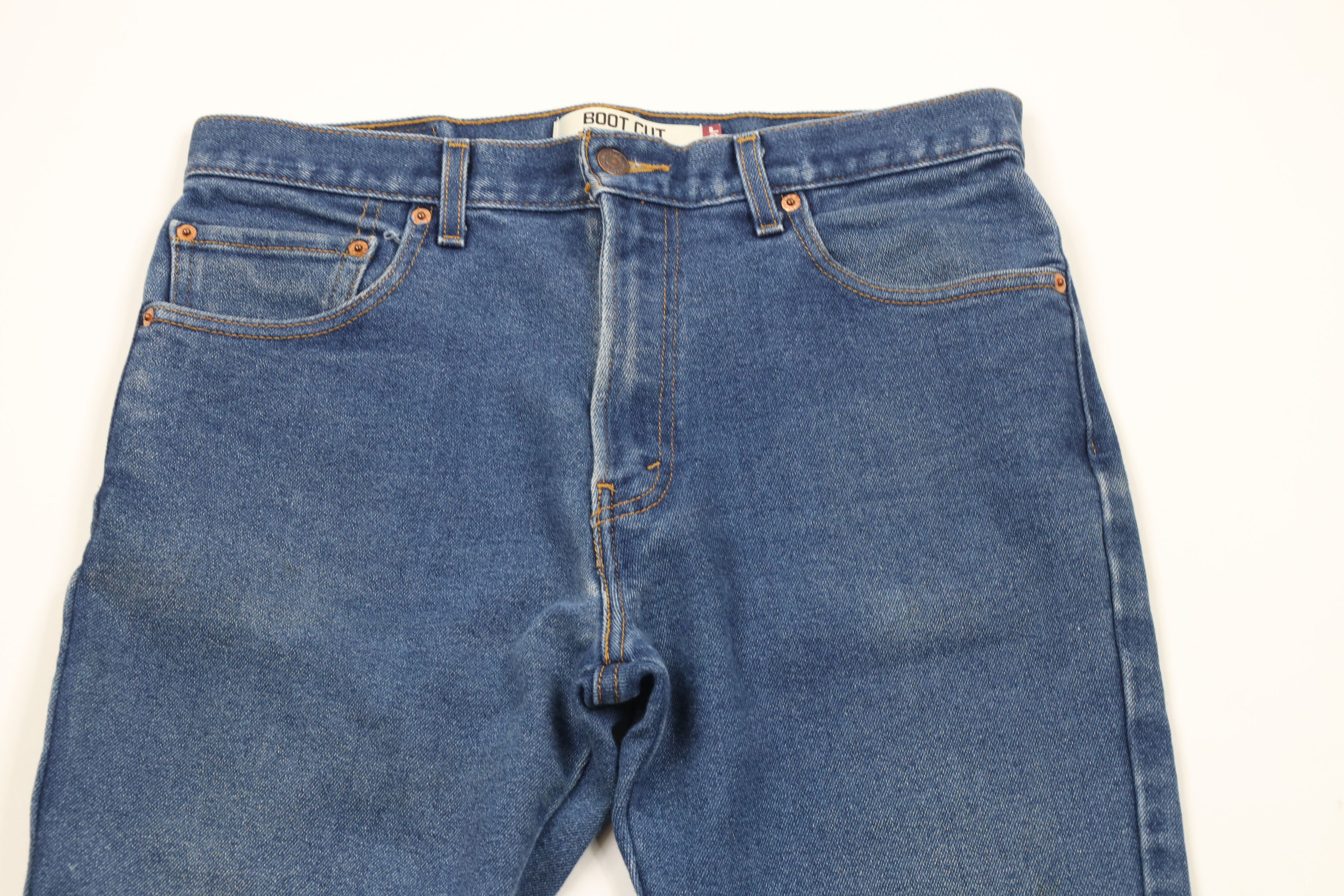 Levi's × Vintage Vintage Y2K 2002 Levis 517 Flared Bootcut Denim Jeans Size US 34 / EU 50 - 2 Thumbnail
