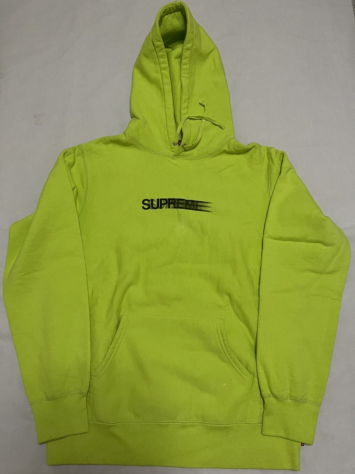 Supreme motion logo hoodie green sale