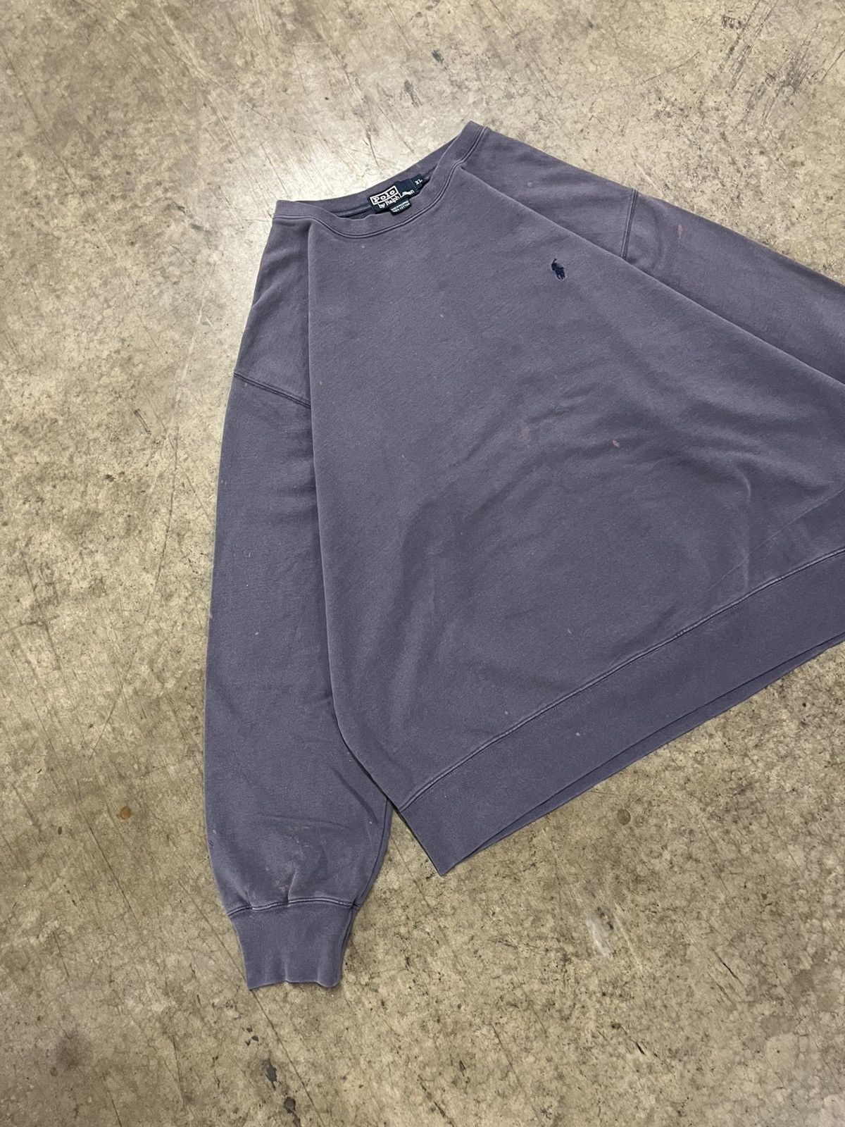 Polo Ralph Lauren × Vintage Polo Ralph Lauren vintage faded gray crewneck preppy rare Size US XL / EU 56 / 4 - 3 Thumbnail