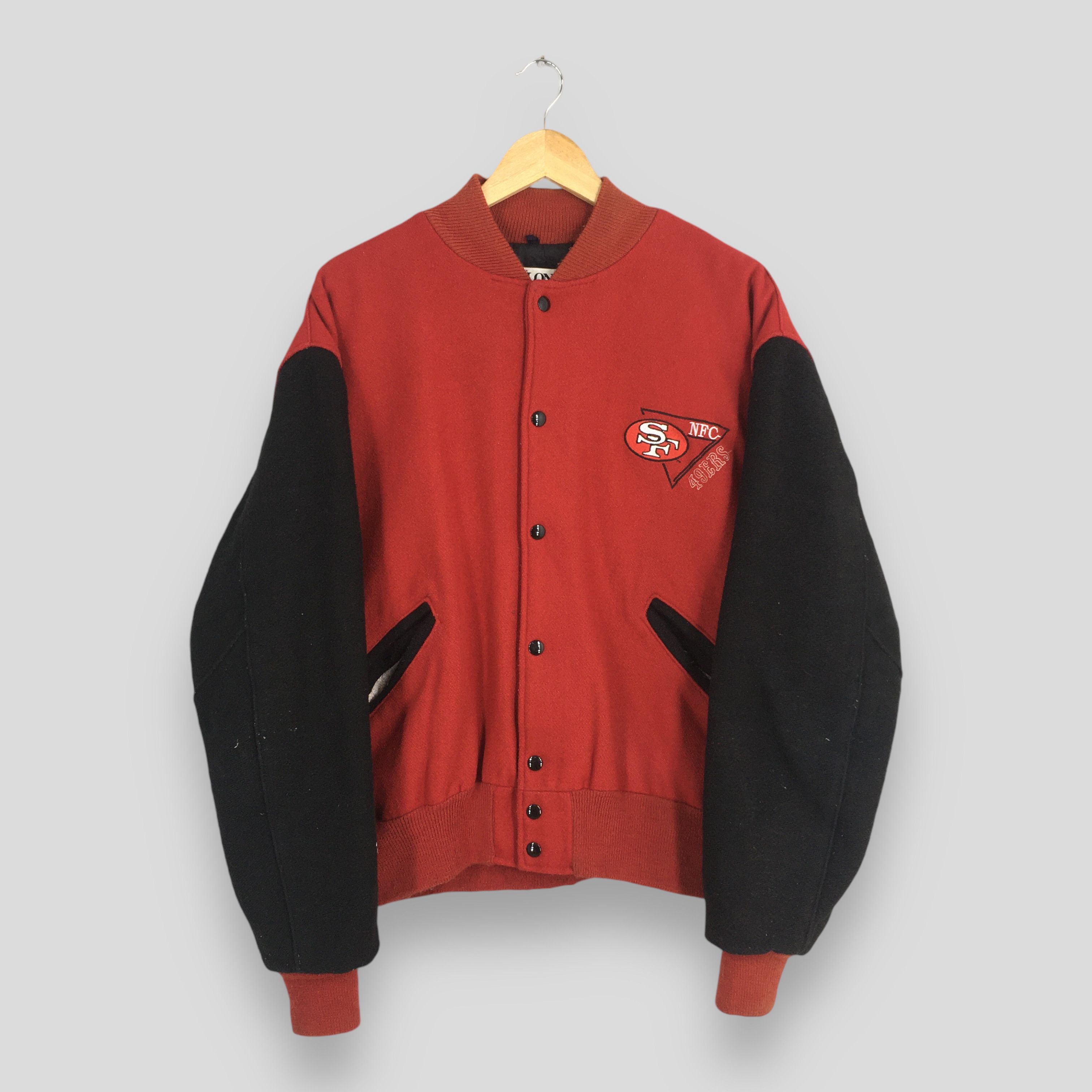 NFL Vintage San Francisco 49ers NFL Wool Varsity Jacket XL Size US XL / EU 56 / 4 - 3 Thumbnail