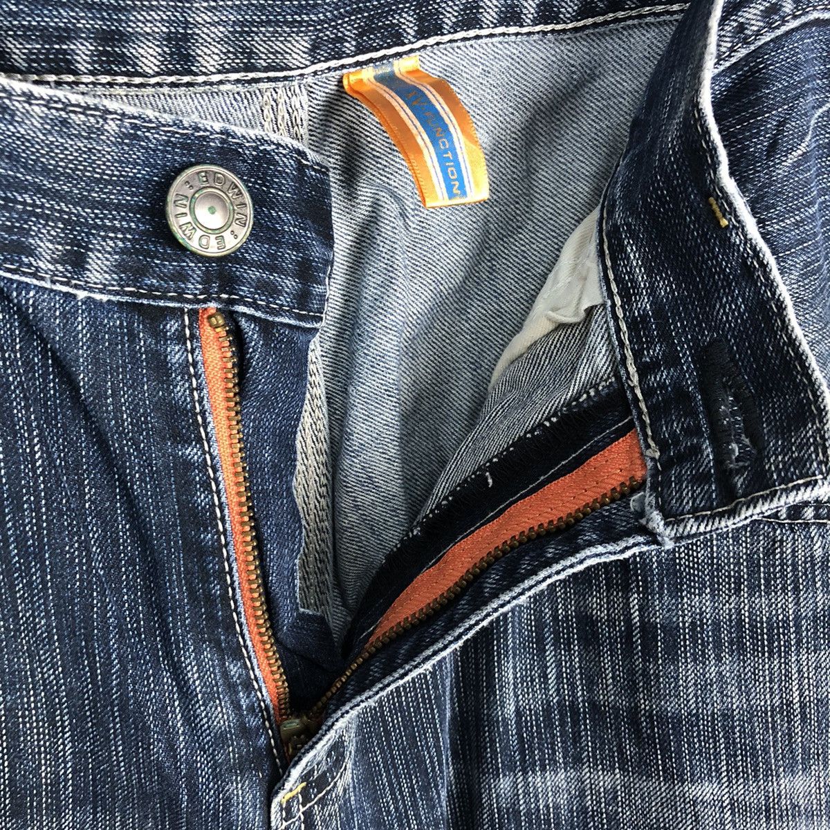 Edwin DLL Edwin Blue Distressed Denim Pants #C130 Size US 32 / EU 48 - 11 Thumbnail