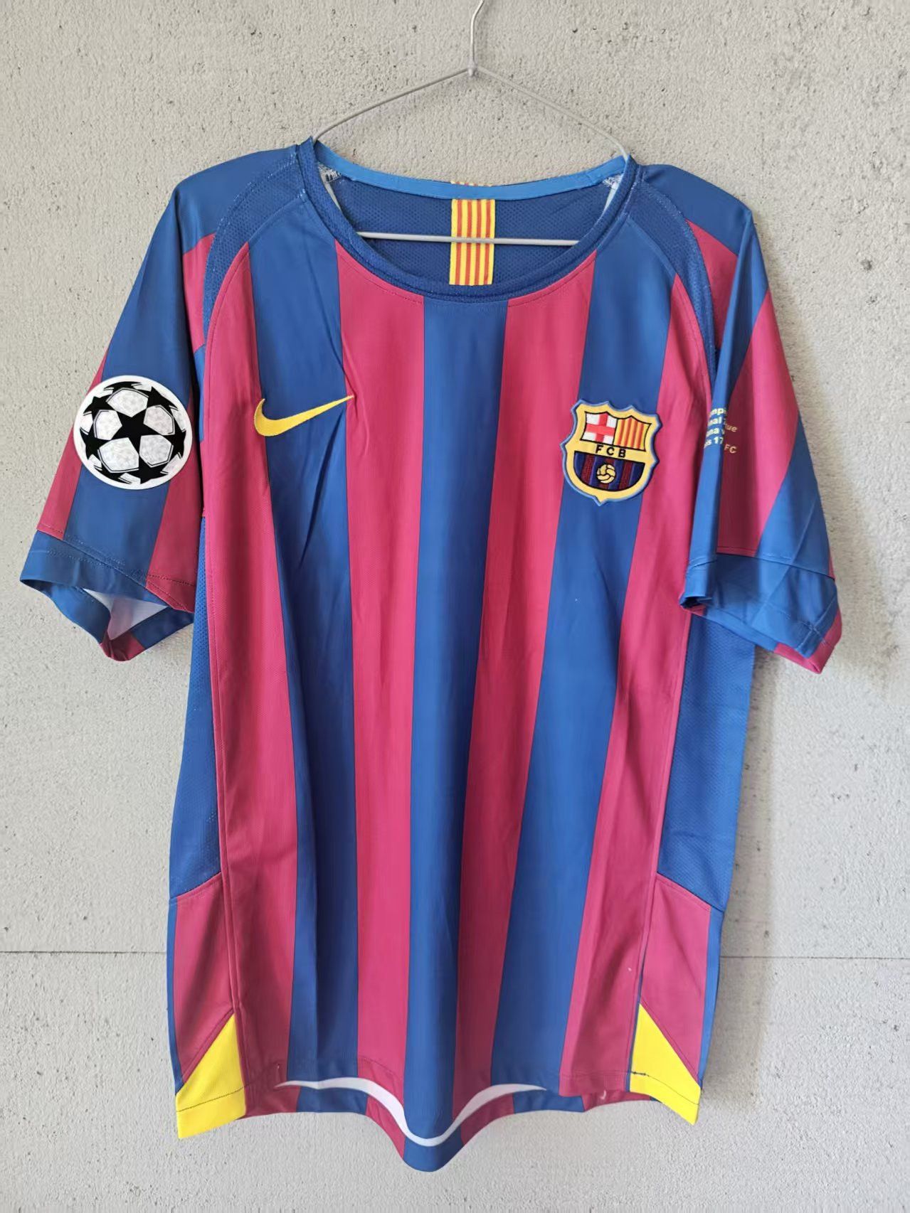 Other 2006 Barcelona #9 Samuel Eto'o Jersey Home Size US XL / EU 56 / 4 - 2 Thumbnail