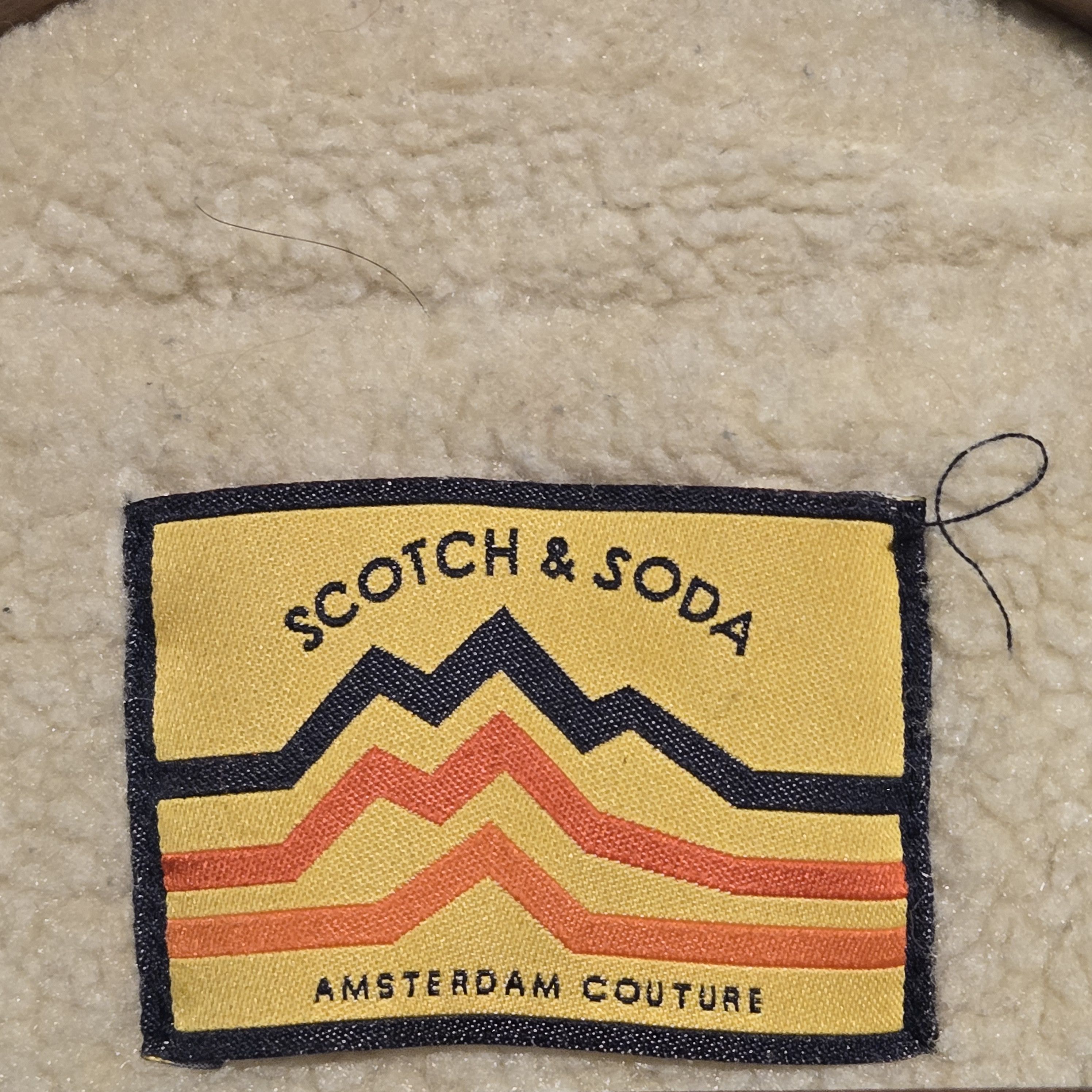 Scotch & Soda Rare NWT Scotch & Soda Plaid Sherpa Wool Trucker Jacket Size US L / EU 52-54 / 3 - 4 Thumbnail