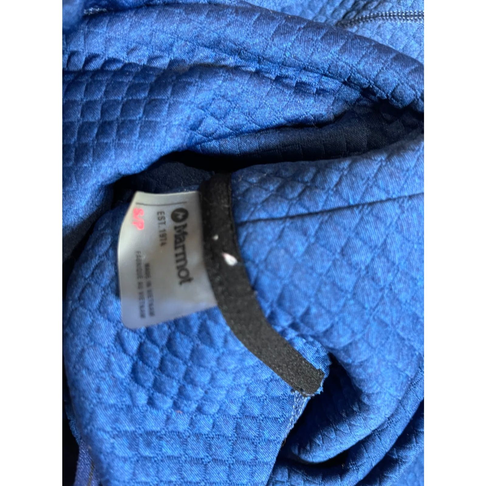 Marmot Marmot Sweater Jacket Womens Small S Blue Turtle Neck Long Sleeve Quilted Pullover Womens S Blue Marmot Sweater Jacket Size S / US 4 / IT 40 - 4 Thumbnail