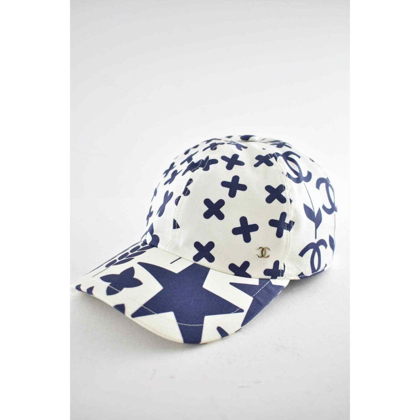 Chanel Chanel Graffiti CC Silver Logo Baseball Cap Curved Peak Hat Size ONE SIZE - 3 Thumbnail