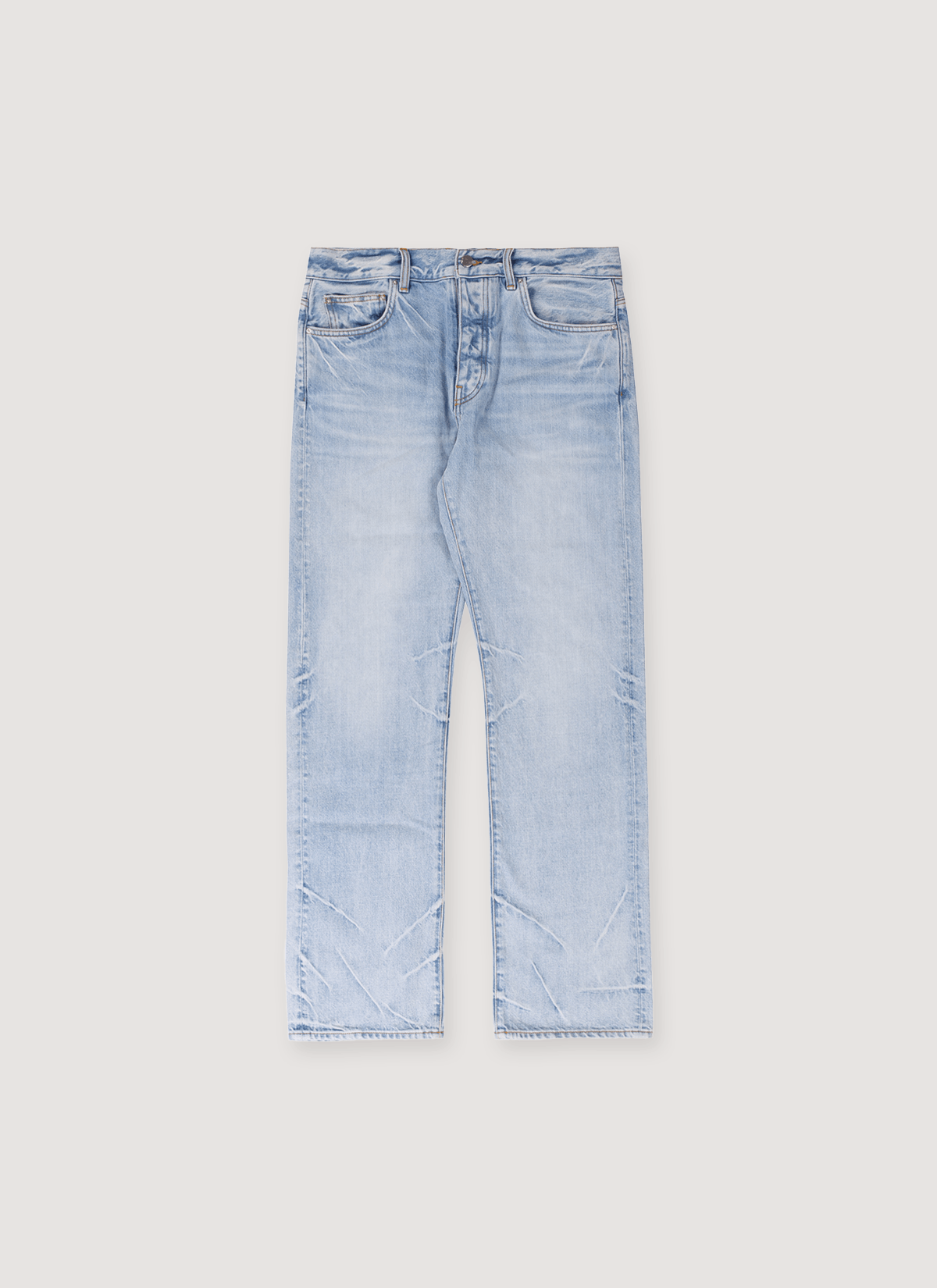 Amiri Straight Jeans Light Indigo Size US 31 - 1 Thumbnail