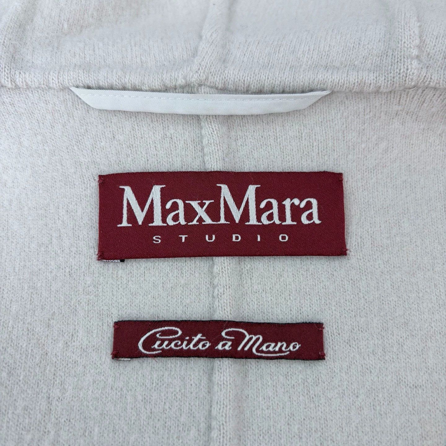 Maxmara Old Money Solid Hooded Jacket Size 36 in White, Women's (Size Xs) — image 4 of 5