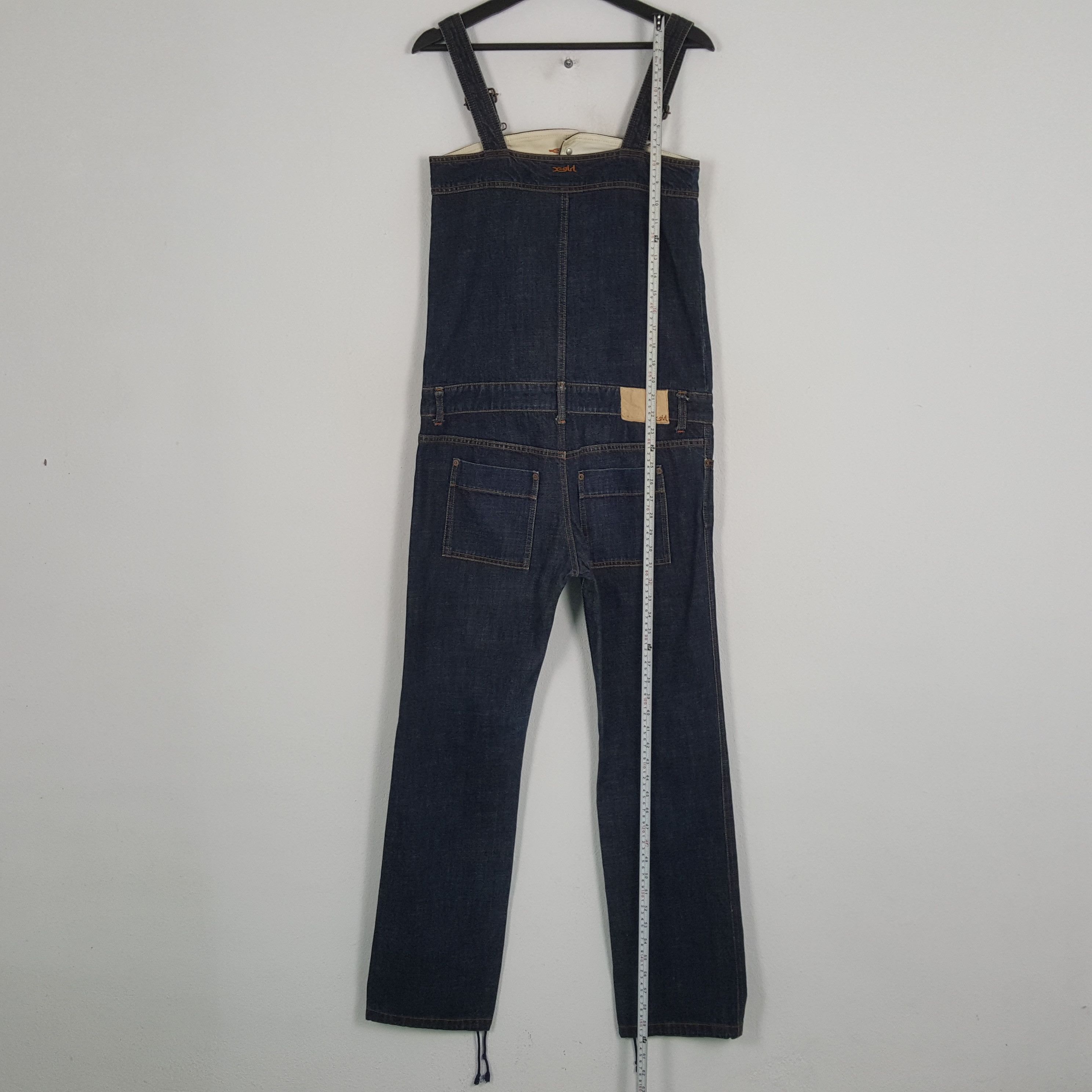 Vintage X-GIRL Japanese Streetwear Fashion Style Overall Jeans Size 36" / US 14 / IT 50 - 7 Thumbnail