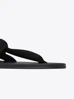 Saint Laurent Paris oc11z1225 732384 Nolan Sandals in Jersey in Black Size US 11 / IT 41 - 4 Thumbnail