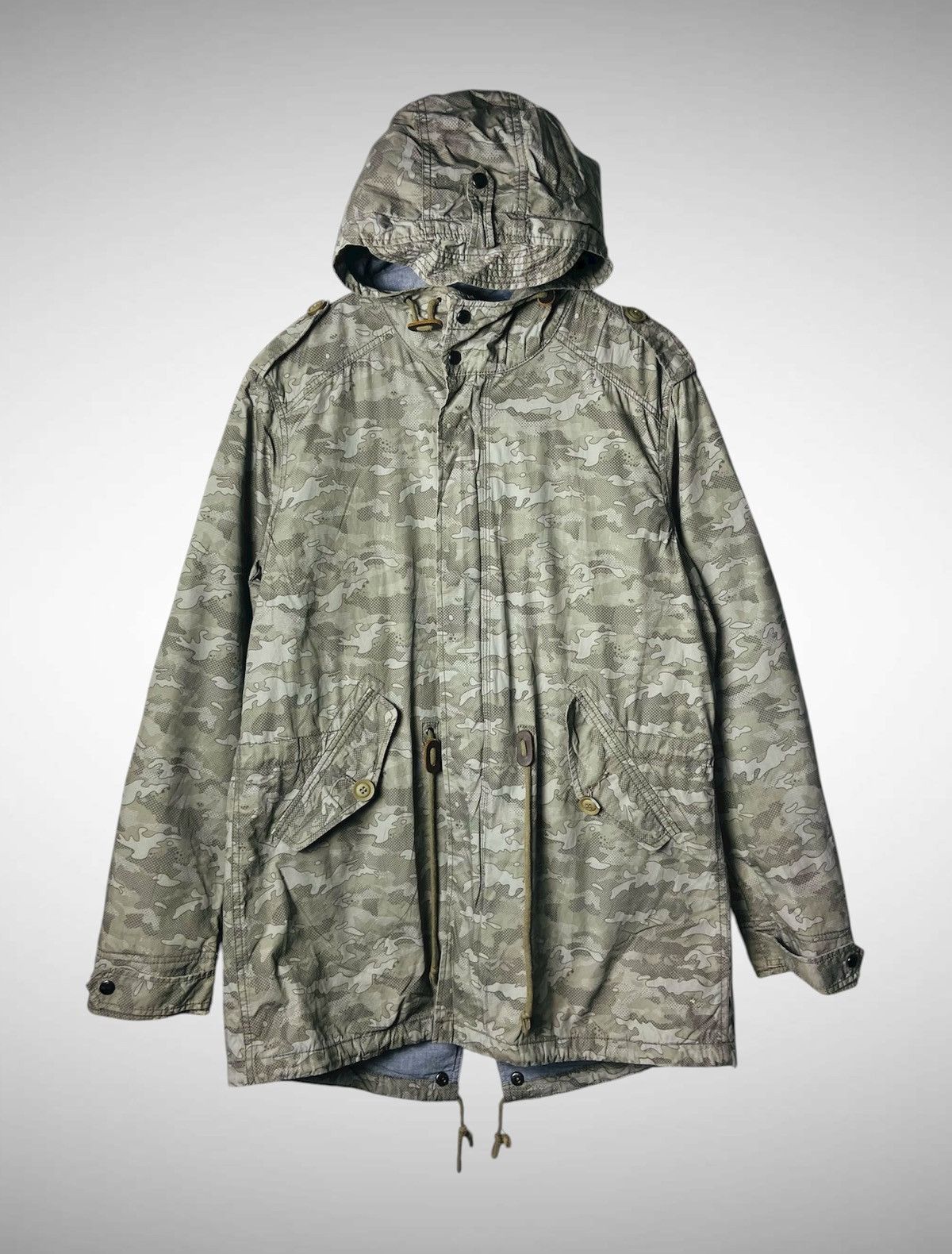 United Colors Of Benetton United Color of Benetton Camo Parka Size US L / EU 52-54 / 3 - 1 Thumbnail