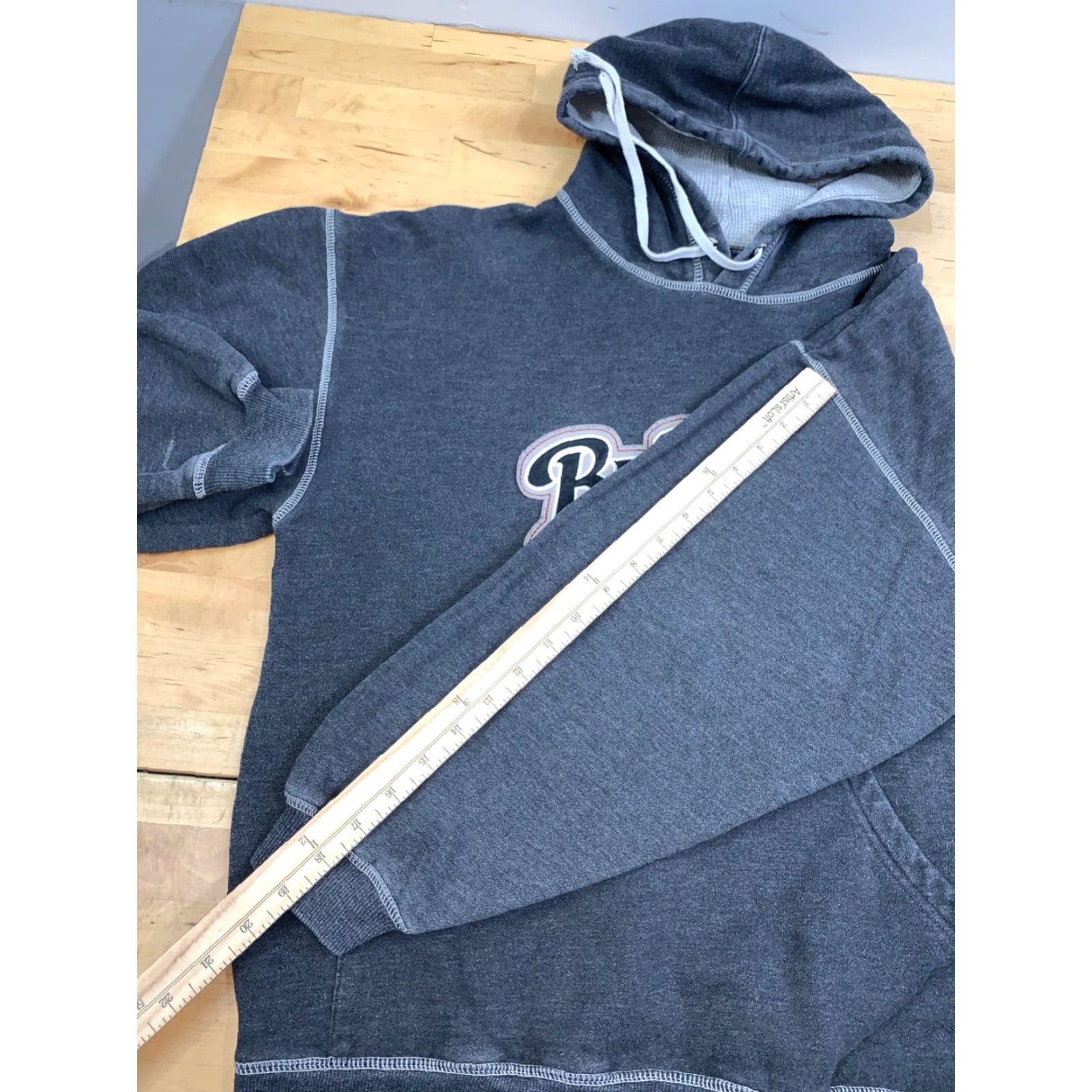Big Dogs VINTAGE Big Dogs Hoodie Mens S Gray Pullover Hooded Logo Casual Y2K 12296 Size US S / EU 44-46 / 1 - 6 Thumbnail