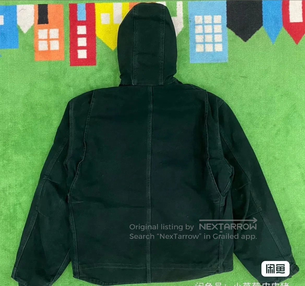 Japanese Brand Vintage Carhartt J141 Spruce Green Jacket. Size US L / EU 52-54 / 3 - 2 Thumbnail