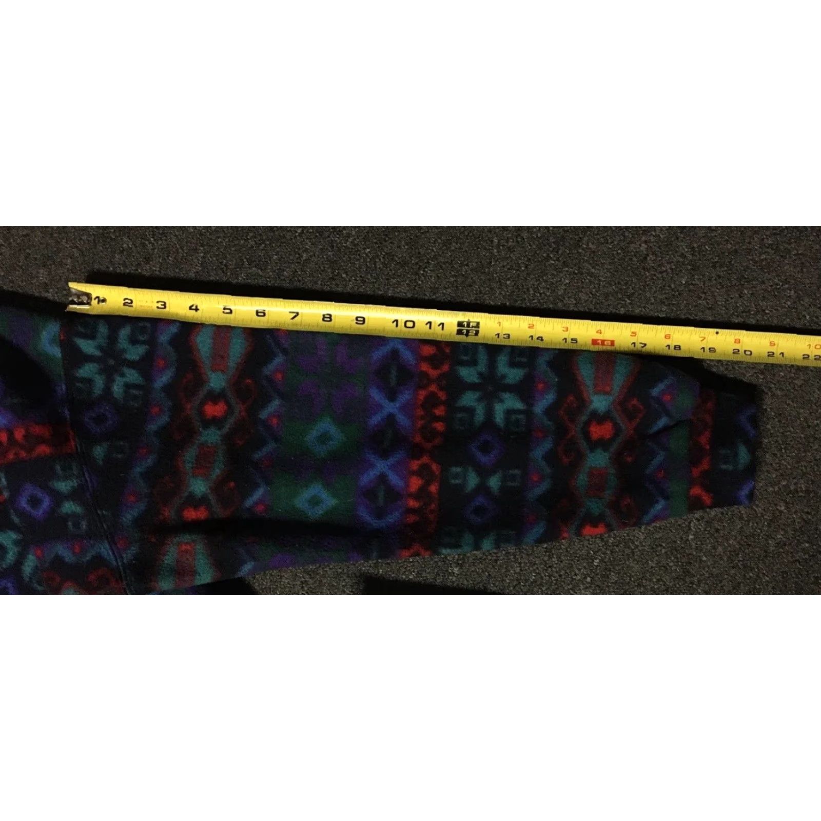 Vintage VINTAGE Aztec Fleece Mockneck Sweatshirt M 90s Blue Pullover Mens Southwestern Surf Skate Grunge USA 80s Tribal Republican? Size US M / EU 48-50 / 2 - 7 Thumbnail