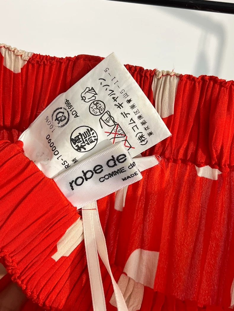 Comme des Garcons Comme des Garcons size 均码 Wave-point silk overskirt Size 23" - 5 Thumbnail