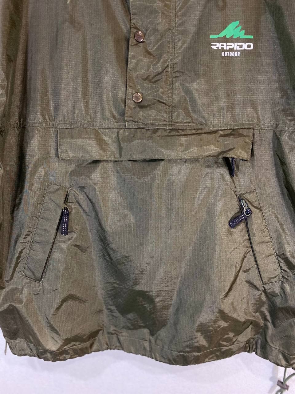 Japanese Brand vintage rapido nature anorak halzipper jacket nice design Size US XXL / EU 58 / 5 - 3 Thumbnail
