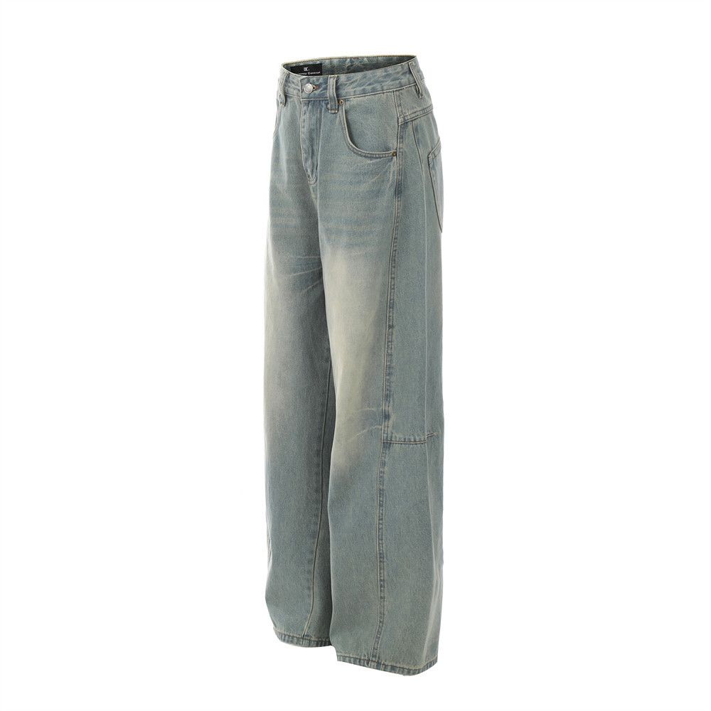 Japanese Brand × Jean Men's retro street style deconstructed washed jeans Size US 34 / EU 50 - 2 Thumbnail