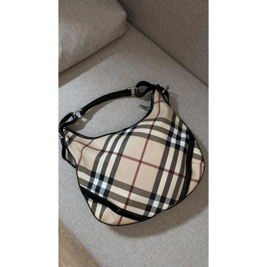 Burberry Burberry Multicolor Leather Supernova Check Hobo Bag Size ONE SIZE - 3 Thumbnail