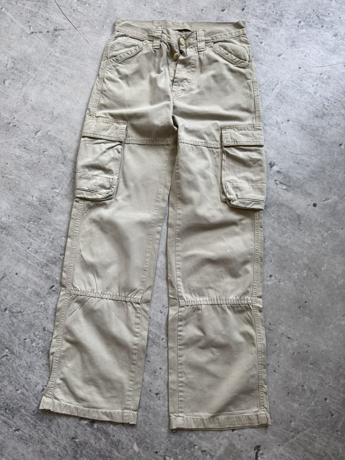 Vintage Take-two vintage cargo beige pants Size US 30 / EU 46 - 1 Thumbnail