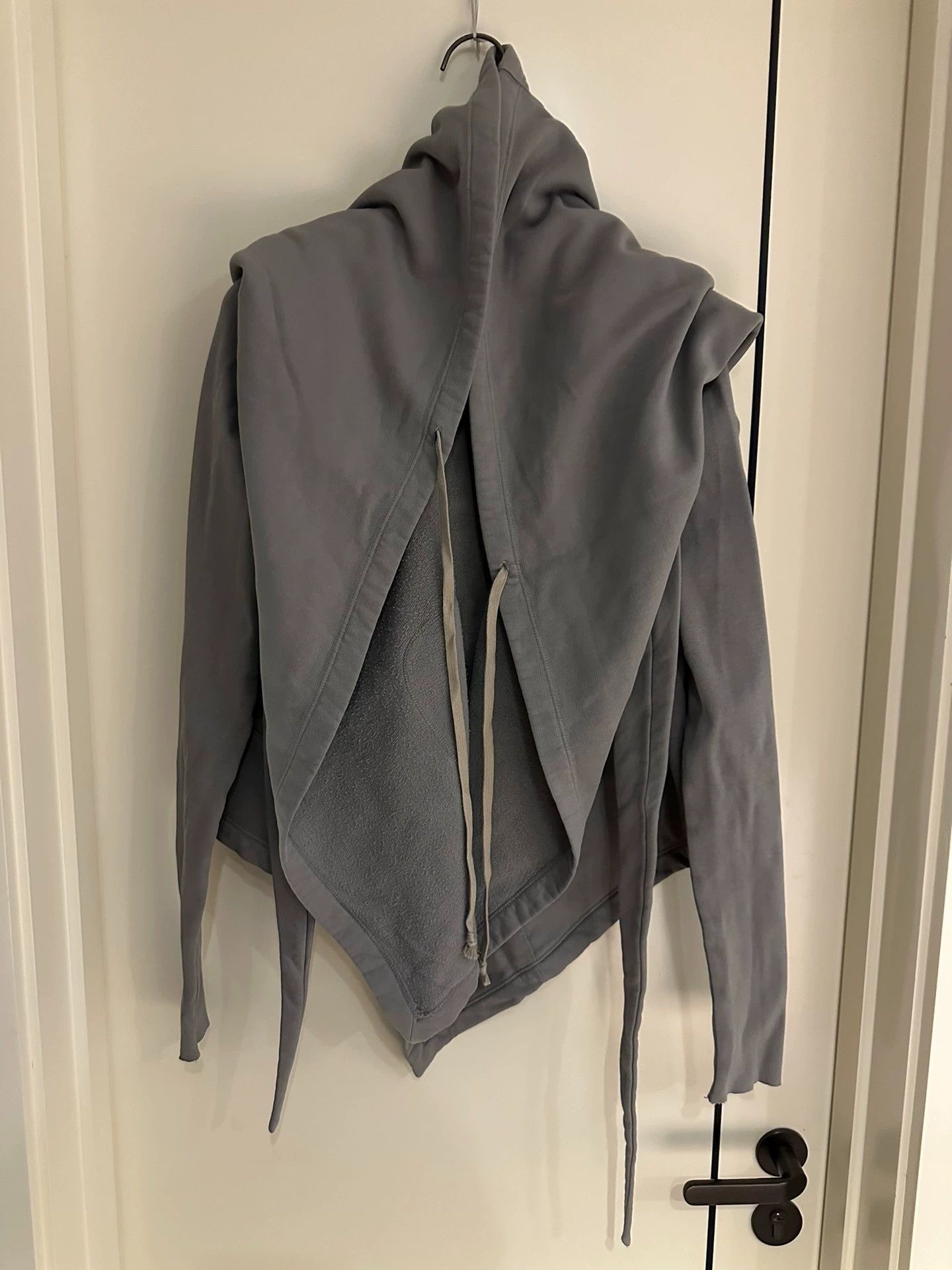 Pre-owned Rick Owens Alien Wizard Hat Coat -dmc In Grey